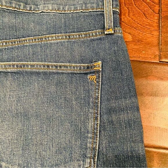 Madewell High Rise Lemoyne Wash Denim Shorts Size 32 - Picture 6 of 9